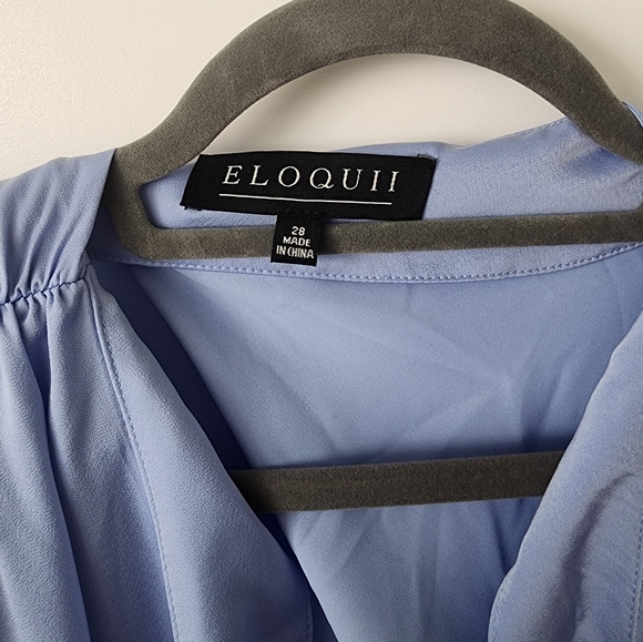 NWT Eloquii Satin Maxi Dress - Picture 6 of 7